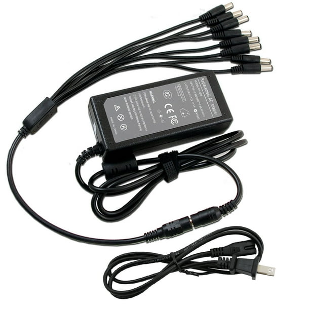 AC/DC Adapter Charger Power Supply for CCTV Security DVR Camera Router 5-24V  SN